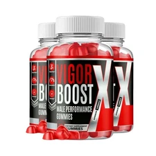 3-Pack Vigor Boost Gummies for Men – VigorBoost X Male Gummies - 180 Gummies