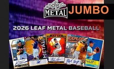 KIRK GIBSON BARRY SANDERS 2026 Leaf Metal Jumbo 1 case 8 box break