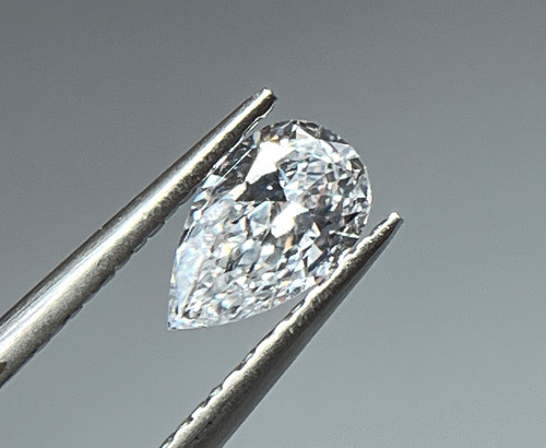 GIA Certified Pear Brilliant .47 CT SI2 E Loose Mined Natural Diamond