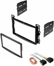 Double Din Car Radio Stereo Install Dash Installation Kit and Wire Harness Made