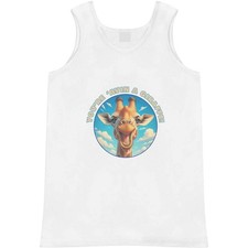 'Laughing Giraffe' Adult Vest / Tank Top AV057296