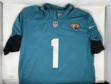 Nike Travis Etienne Jr Jacksonville Jaguars 1 Home Teal Game Jersey Mens Medium