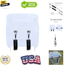 Outdoor Garbage Trash Waste Can Bin Lid Lock Holder Strap, Animal Raccoon Bea...