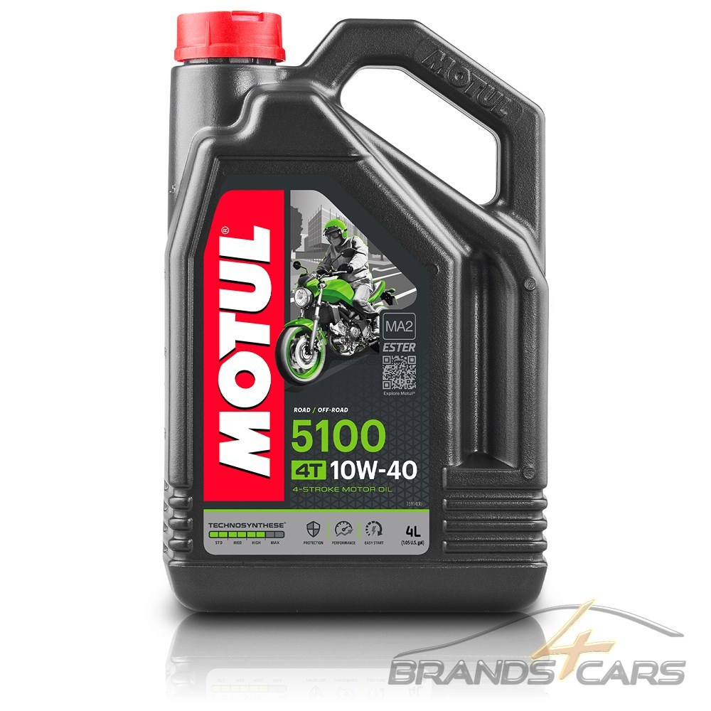 4 L Liter Motul 5100 4T 10W40 4-TAKT Motorrad ÖL MotorÖL-image