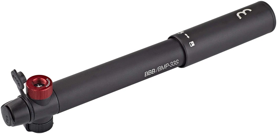 BBB CO2-Pumpe Mini Blaster Minipumpe BMP-33S schwarz mit 2er Ballon - Bild 4 von 4