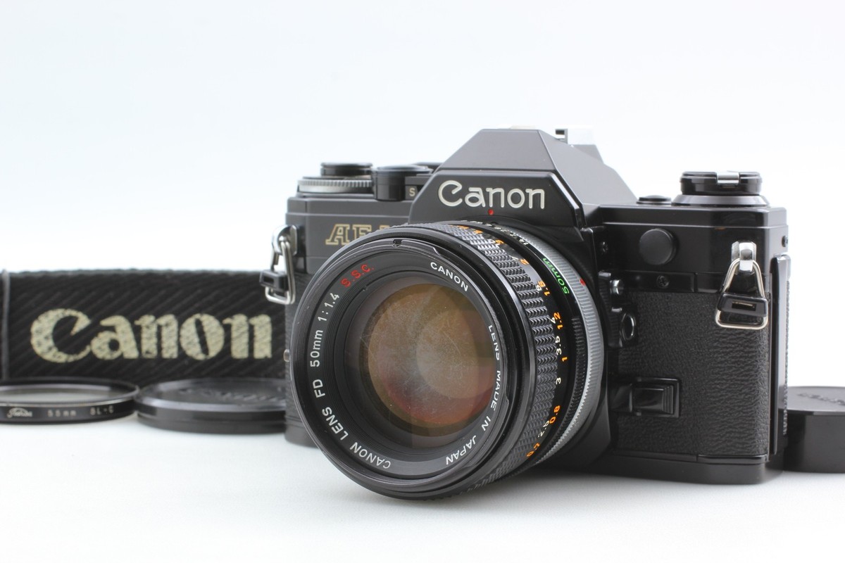 Exc+5] Canon AE-1 35mm SLR Film Camera FD 50mm f/1.4 s.s.c. From