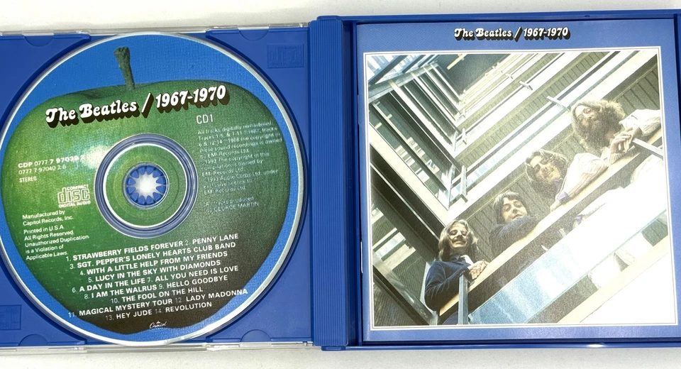 The Beatles CD 1967-1970 Blue Album Remastered Rock Classic Compilation 2 Disc S - Изображение 3 из 4