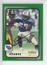 JEVON KEARSE AUTO /6 2001 SCORE SELECT AUTOGRAPH PARALLEL #D 5/6 TITANS