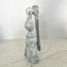 MacKenzie-Childs Tassel Door Knocker Cast Metal Silver Finish w/ Hardware