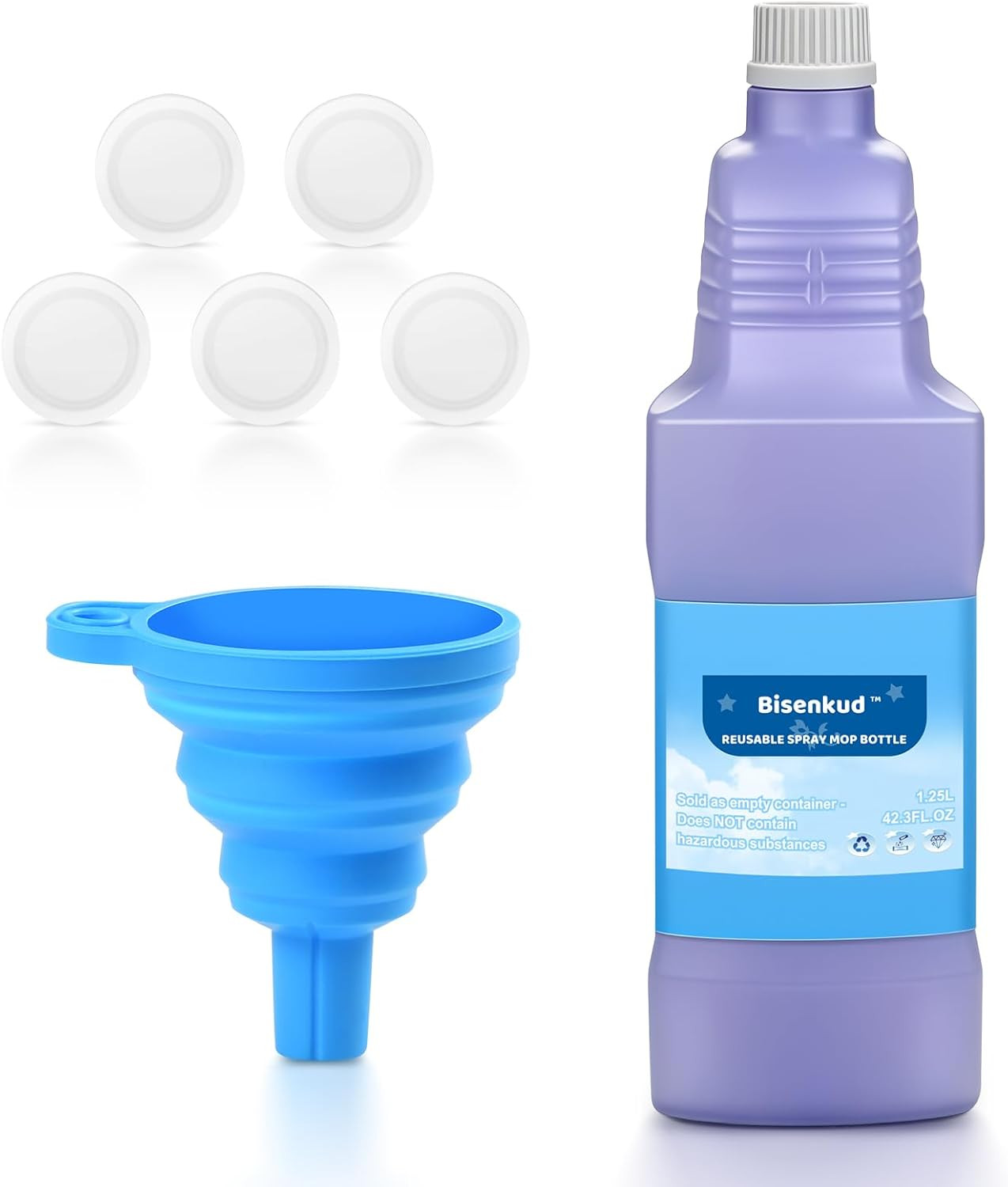 Flacon réutilisable Swiffer WetJet de 1250 ML pour le nettoyage écologique des parquets et sols