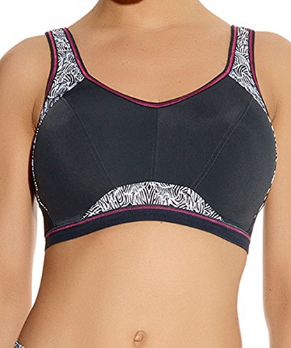 Freya Sports Bra 4004 Zinc Print UK 30F Active Epic Moulded Encapsulating (31) - Picture 2 of 5