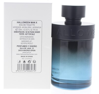 HALLOWEEN MAN X EDT OZ 125 ML FOR MEN (NEW IN WHITE BOX)