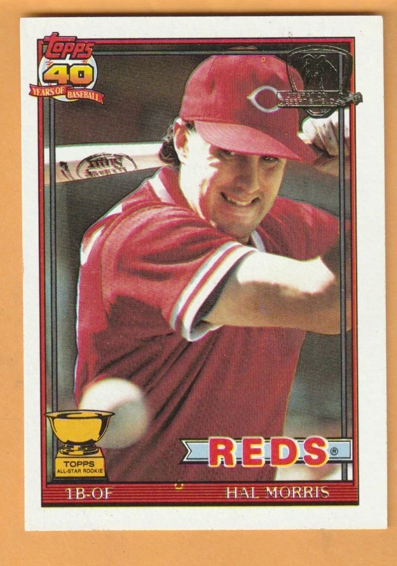 Hal Morris trading card