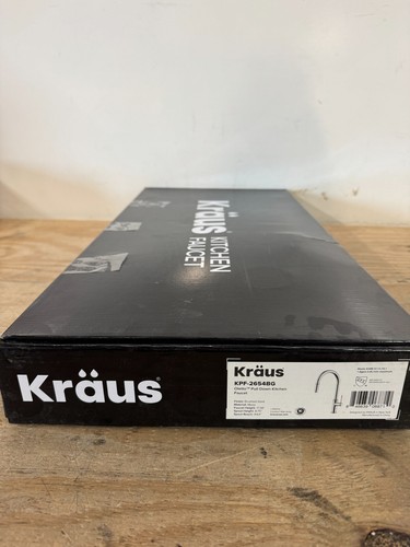 Kraus KPF-2654BG Allyn 1.8 GPM Single Hole Pull Down Kitchen Faucet *READ*