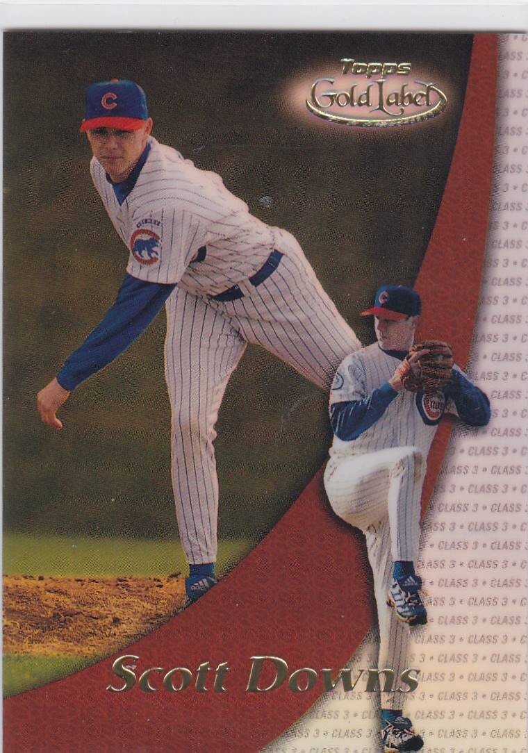 2000 Topps Gold Label Class 3 #99 Scott Downs Cubs Free Shipping!