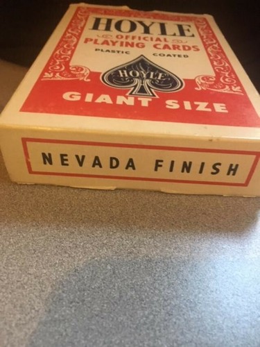 HOYLE OFFICIAL PLAYING CARDS, GIANT SIZE (7"X4 3/4") Never played with - Picture 5 of 5