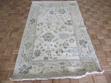 4'11 x 7'11 Hand Knotted Ivory Sultanabad Oushak Oriental Rug G15338
