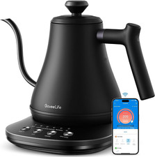 Smart Electric Kettle, 0.8L Wifi Gooseneck Kettle Compatible with Alexa, 5 Modes