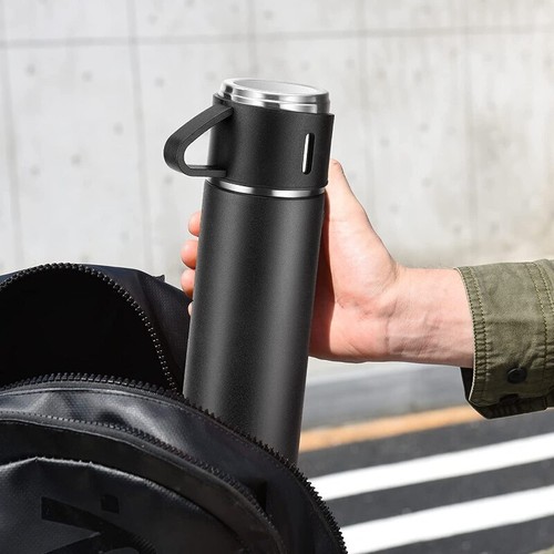 500ML Coffee Thermos Steel Stainless Travel Mug Vacuum Cup Insulated Flask Tea - Picture 6 of 15