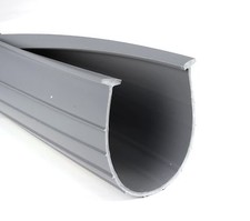 3" Garage Door Bottom Seal Weatherstrip in GREY - T Style - All Door Widths