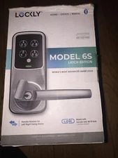 Lockly 6S Smart Lock Latch Edition Smart Touchscreen Keypad Door Lock PDG6SN