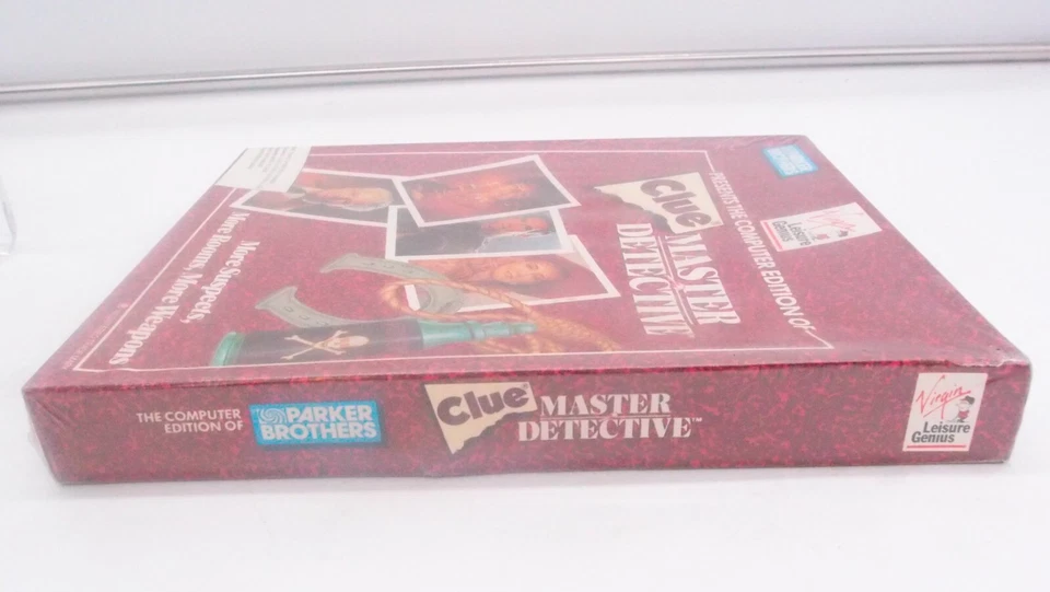 Clue: Master Detective (IBM PC, 1989, Virgin) **NEW** Big Box - Image 4 of 4