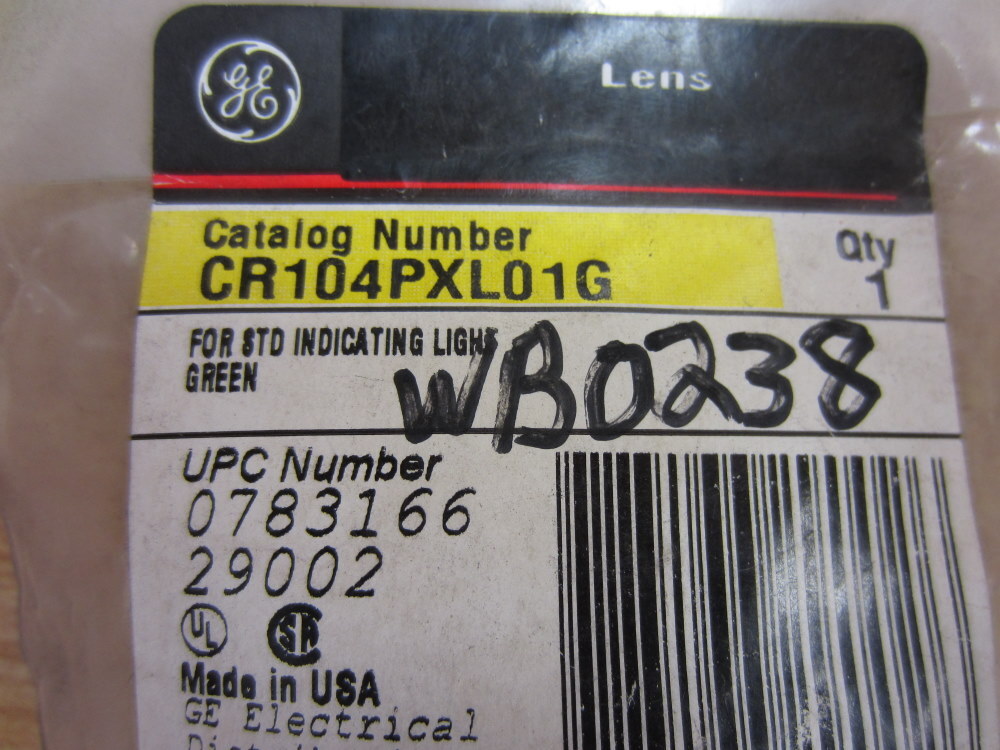 General Electric CR104PXL01G STD Indicating Light Cap GE | eBay