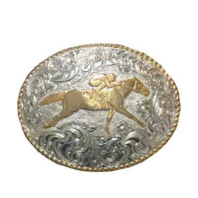 New! Buckle Fancy Oval, English Horse