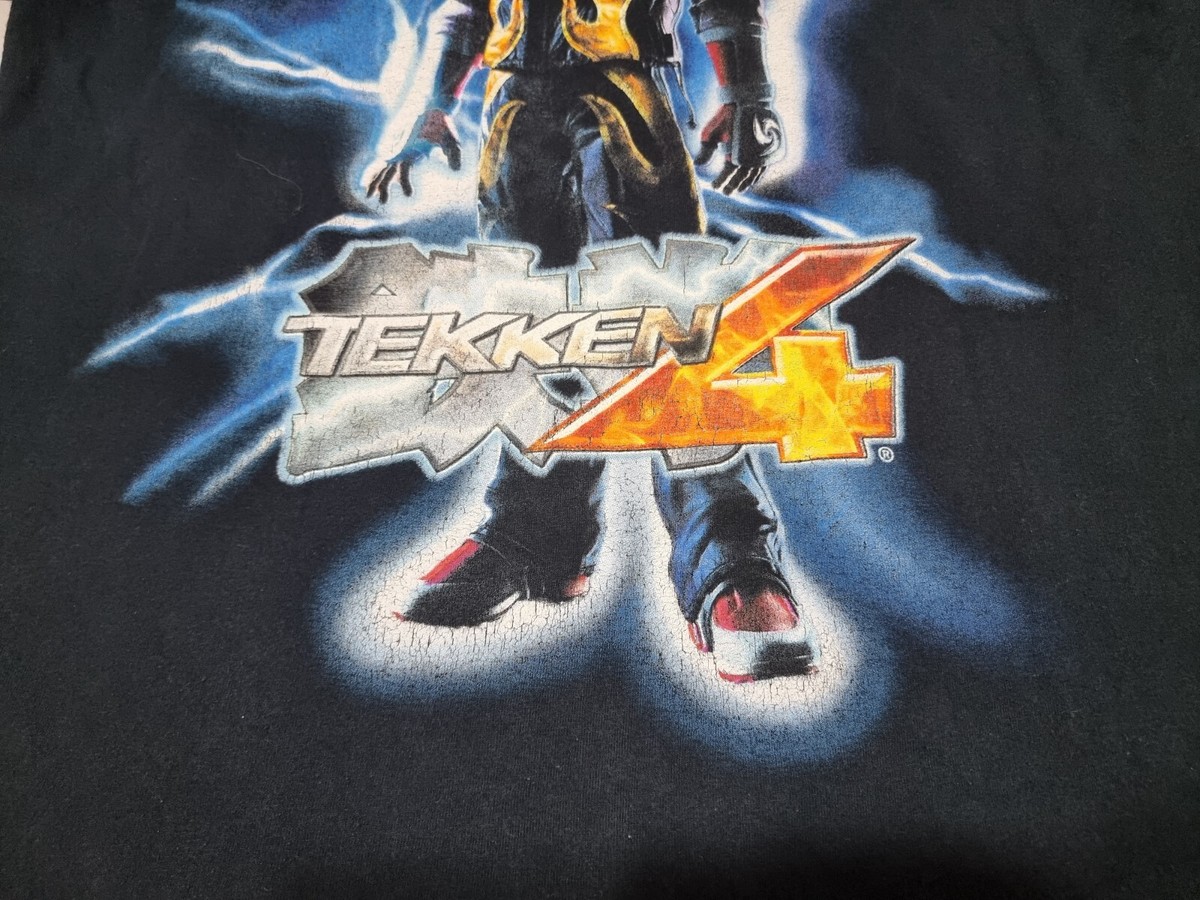鉄拳4 tシャツ XLサイズ tekken4 ゲームtシャツ ナムコ 2000年 rare vintage Namco Tekken 4 TEKKEN4 Vintage Game T-Shirt XL
