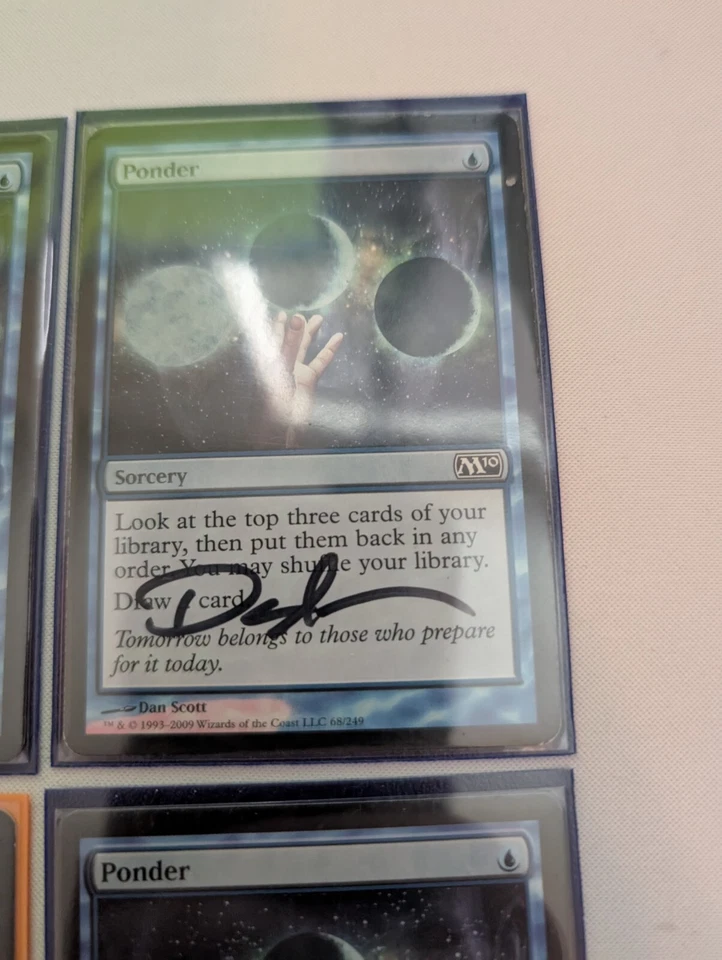 Ponder Core Set 2010 (M10) misprint and signed playset * 4 - Image 4 of 4