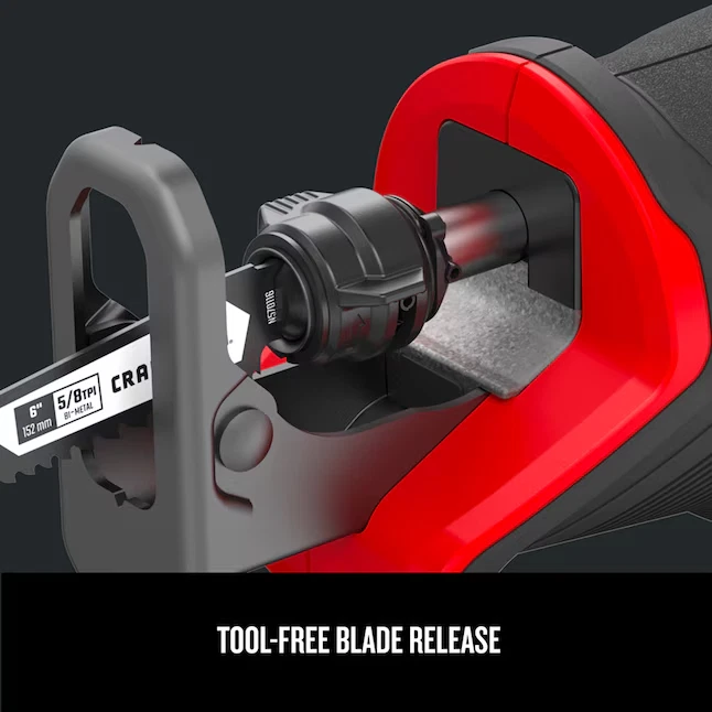 CRAFTSMAN V20 20-volt Max Variable Speed Cordless Reciprocating Saw (Bare Tool) - Image 3 of 4