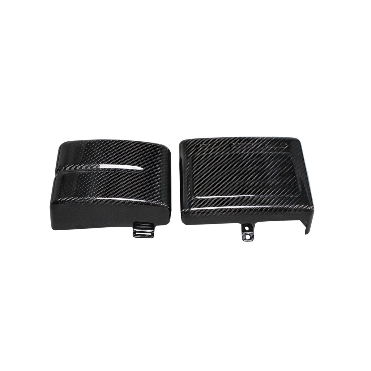 ハーレー2017FXDB サイドカバー Carbon Fiber Side Covers for Harley 06-17 Dyna FXD FXDB FXDF FXDWG
