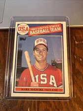 Mark McGwire 1985 Topps #401 USA Baseball Rookie Card RC Oakland A's NM-MT