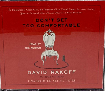 Don t Get Too Comfortable 4 CDs by DAVID RAKOFF Audiobook