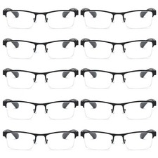 10PK Men Blue Light Blocker Reading Glasses Anti Blue Light Spring Hinge Readers