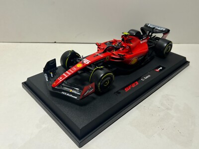 Ferrari SF23, #55  Carlos Sainz  F1 2023, Bburago 1:18