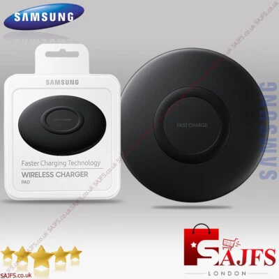 Genuine Samsung Ultra Slim Wireless Fast Charger For Galaxy S25 S23 S22+ S21 S20 - Image 1 of 4