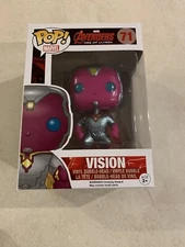 Avengers 2 - Vision Metallic EXCLUSIVE FUNKO POP VINYL FIGURE *NEW* RARE +PROTEC