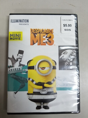 Despicable Me 3 (DVD, 2017) NEW