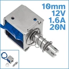 12V DC 1.6A 20N Solenoid Valve Push Pull Linear Stroke Electromagnet Rod 0826