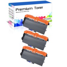 3 PACK TN750 Toner for Brother TN-750 HL-5470DW MFC-8510DN DCP-8150DN MFC-8910DW