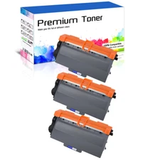 3PK High Yield TN750 Toner for Brother TN-750 HL-5450DN MFC-8950DWT DCP-8155DN