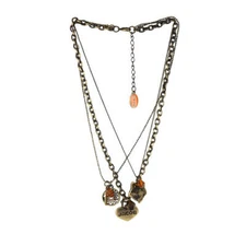 Twilight Saga: New Moon Feather Circle Triple Chain Highly Collectible Necklace