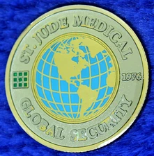 St Jude Medical Global Security 1976 Challenge Coin C-41