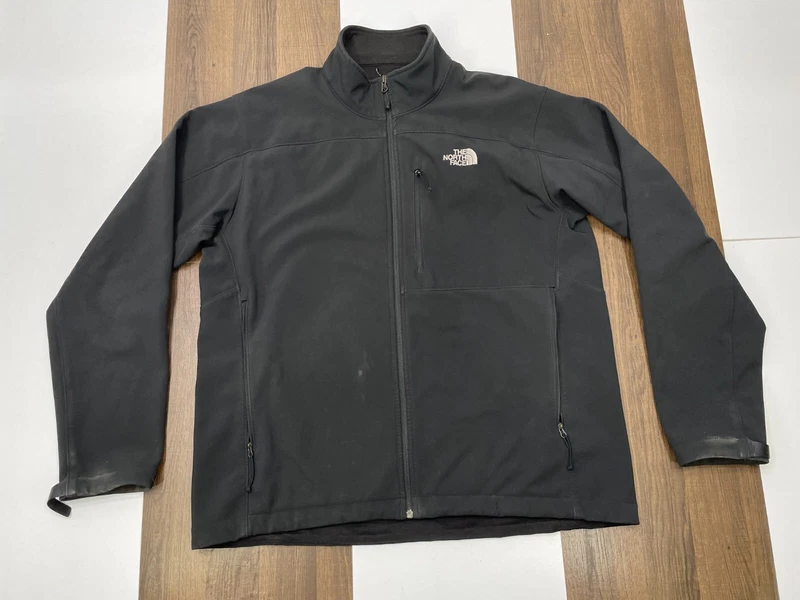 north-face windbreaker full zip high neck stretch jacket