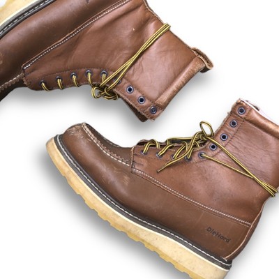Vintage Sears Brown Leather Work Boots 