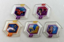 Disney Infinity Power Disc Lot of 5 Aladin, Nemo, Frozen, Tomorrowland B