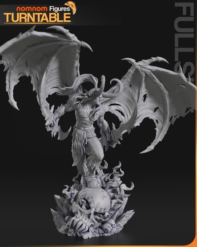 Illidan Grantempesta Modello in resina Figurino da Assemblare e dipingere - Imagen 2 de 11