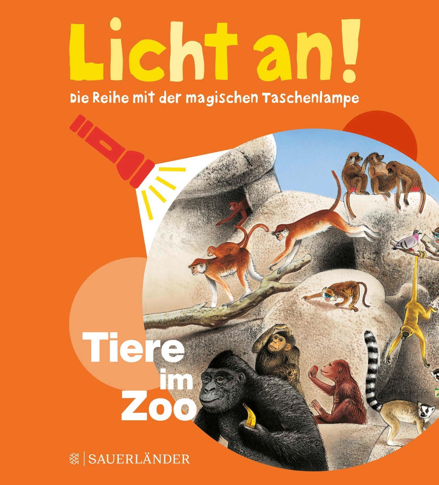 Thumbnail - Tiere Zoo | Licht An | Salah Naoura | Deutsch | Buch | Spiralbindung |