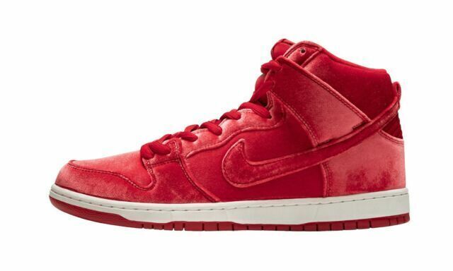 Size 4 - Nike SB Dunk High Premium red velvet 2016 for sale online